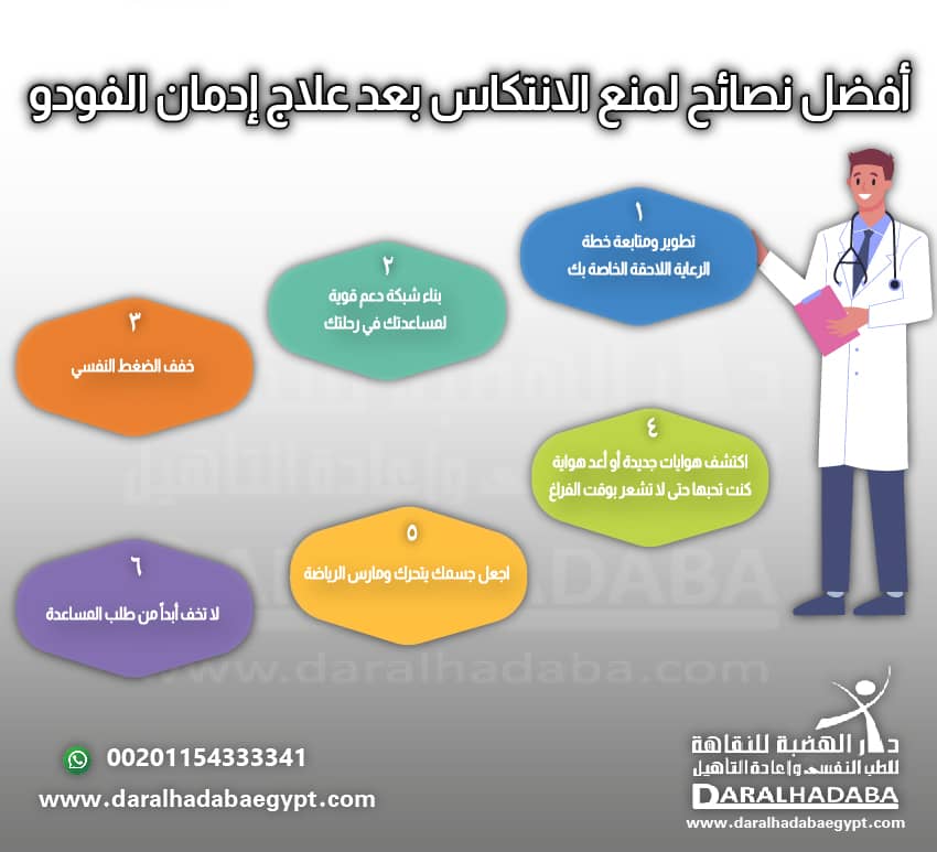 نصائح لمنع الانتكاس بعد علاج ادمان الفودو