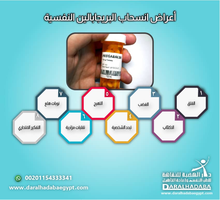 8 أعراض انسحاب البريجابالين النفسية