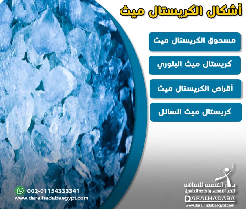 4 أشكال الكريستال ميث