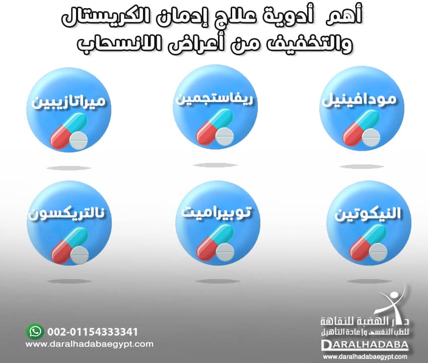 أهم 7 أدوية علاج إدمان الكريستال والتخفيف من أعراض الانسحاب