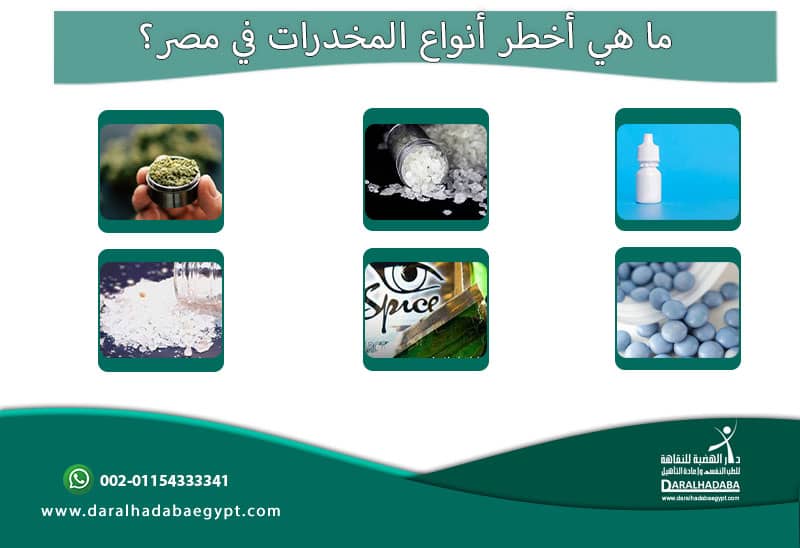 ما هي أخطر أنواع المخدرات في مصر؟