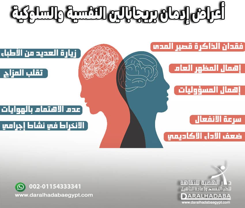 أعراض إدمان بريجابالين النفسية والسلوكية