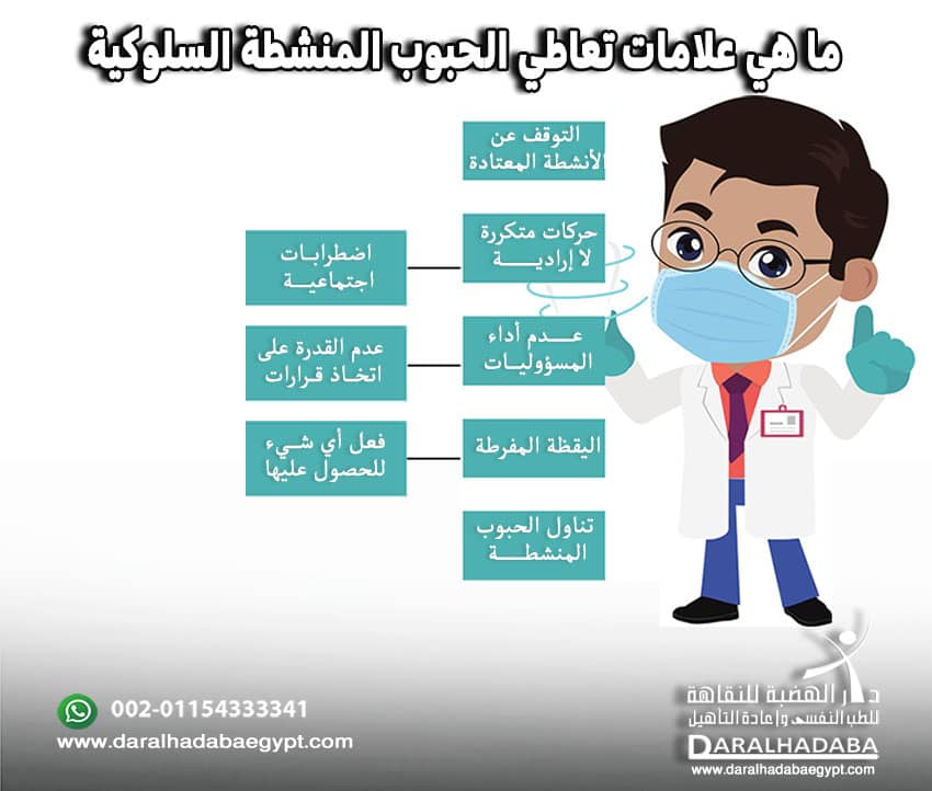 أعراض التعاطي السلوكية للحبوب المنشطة