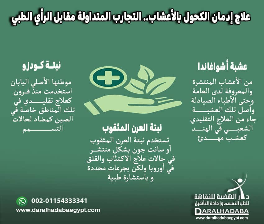 علاج إدمان الكحول بالأعشاب.. التجارب المتداولة مقابل الرأي الطبي