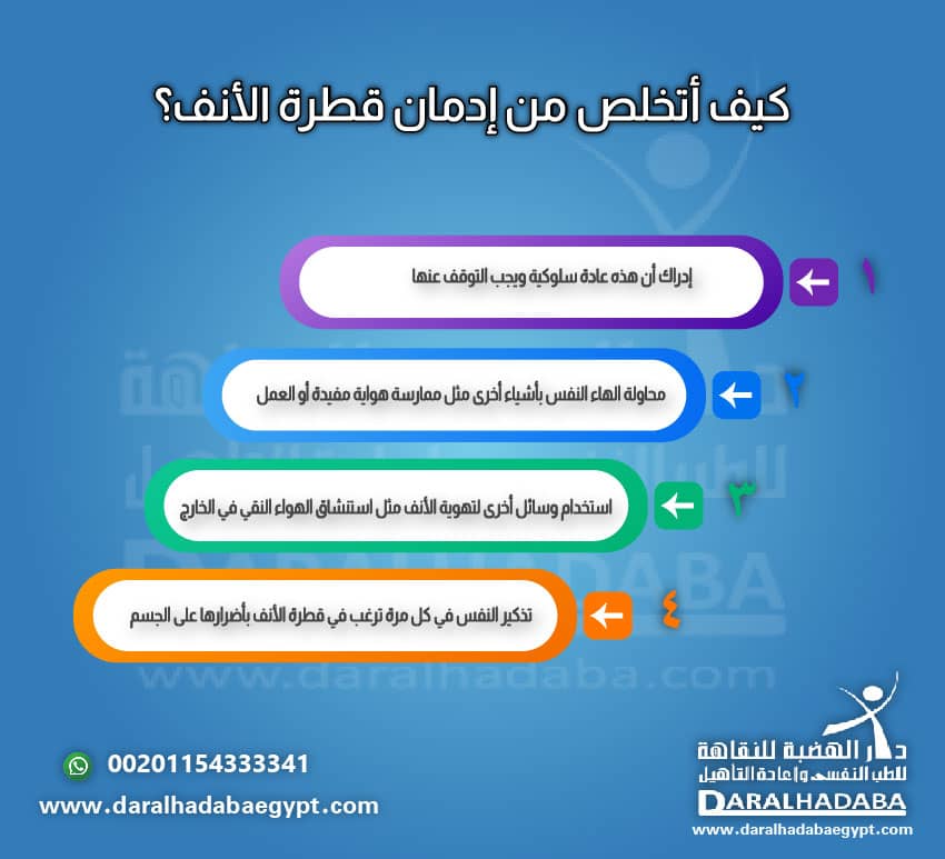 علاج إدمان قطرة الأنف
