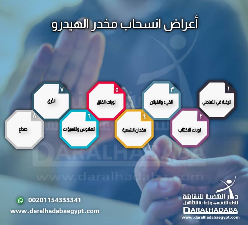 ما هي ابزر أعراض انسحاب مخدر الهيدرو